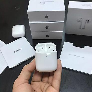 Yeni Simsiz (Bluetooth) Qulaqcıqlar, Apple, rəng - Ağ