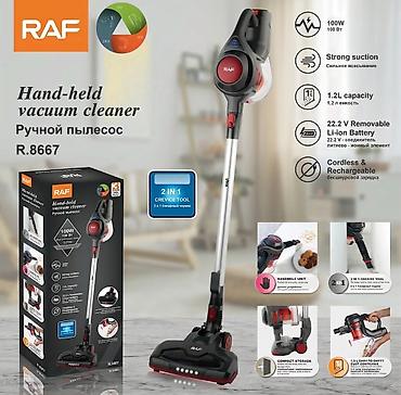 əl tozsorani: RAF R.8667 əl tipli şarjlı tozsoran - Güc: 100W - Güclü sorulma - — 1