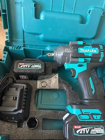 гайковёрты: Аккумуляторный ударный гайковёрт Makita (щеточный BL motor) в кейсе на — 2
