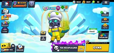 monitor ikinci el: Brawl Stars mobil oyununda "QURBANOWS" oyunçu hesabı təklif olunur