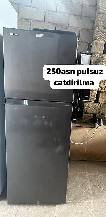 Toshiba iki qapılı soyuducu - Rəng: qrafit/qara - Üst bölmə