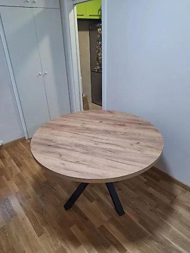 Setovi stolova i stolica: Okrugli trpezarijski stolovi po meri k003 | — 8