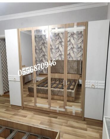 Dolablar: Yeni, Açılan, 3 qapılı Düz dolab, Qarderob, paltar dolabı, Azərbaycan — 9