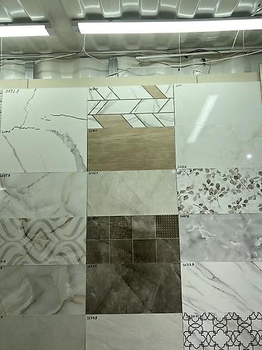 Керамогранит: Назначение: Для стен, цвет - Белый, Глянцевое покрытие, 60x60 см — 10