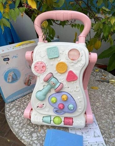 Ostale dečije stvari: MULTIFUNKCIONALNA BABY ŠETALICA 2u1 MOŽE DA BUDE EDUKATIVNI STO ILI — 4