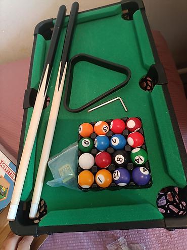 Бильярдные столы: Настольный бильярдный стол (Tabletop Pool Table) Компактный стол для — 8