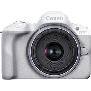 canon linza: Canon DSLR Kamera EOS R50 WH + RF-S 18-45 IS STM Lens Canon EOS R50 + — 1