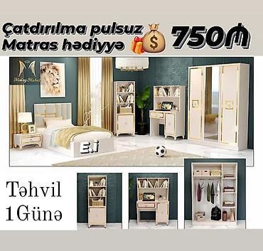 taxt kiravat: Oğlan və qız üçün, Yeni, Təknəfərlik çarpayı — 1