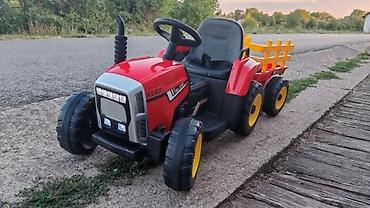 Traktori: Dečiji traktor na pedale sa prikolicom – model MX-611 - Realističan — 12