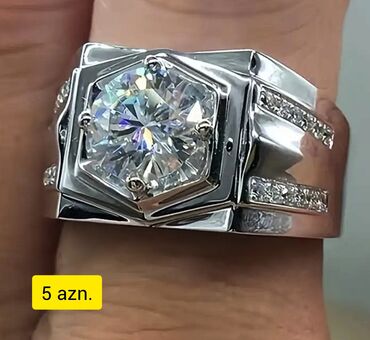 Üzüklər: YENİ, DƏBLİ, PASLANMAYAN materialdan hazırlanmış - ÜZÜKLƏR satılır — 18