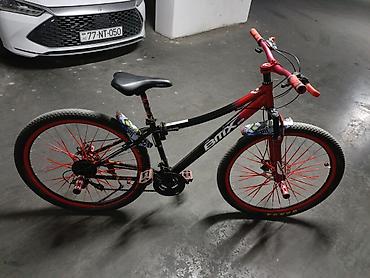 İdman velosipedləri: BTMX GTR 299 dağ/şəhər velosipedi - Rəng: qara-qırmızı kombinasiyası — 4