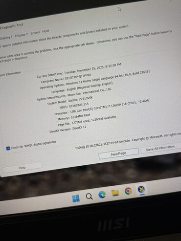 MSI: Əla vəzziyətdə. Problemsiz sağlam noutbuk. Çox az işlənib. Bütün Güclü — 3