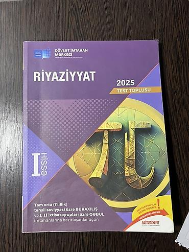 Testlər: Riyaziyyat 2025 – Test Toplusu I hissə (DİM) — 1