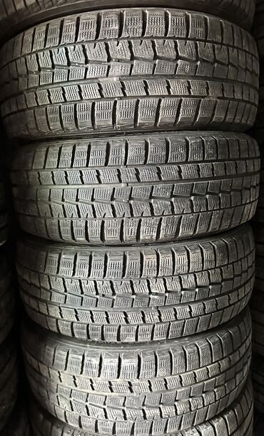 Шины: Шины 215 / 55 / R 17, Зима, Б/у, Комплект, Легковые, Япония, Dunlop