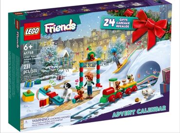lego friends школа верховой езды: Lego Friends 41758 Адвент-Календарь 🎄,6+,231 деталь