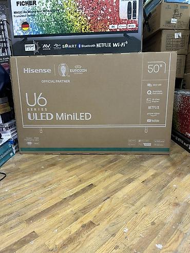 Televizorlar: Hisense U6 Series 50" ULED MiniLED Smart TV - Ekran: 50 düym, ULED — 1