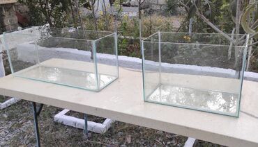 Dördbucaq akvarium, Boş, 50 l, Ödənişli çatdırılma, Ünvandan götürmə, Rayonlara çatdırılma