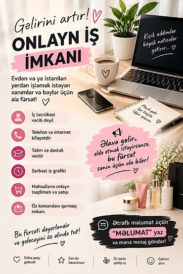 sədərək satıcı: Satış agentləri, Təcrübəsiz, Onlayn iş — 1
