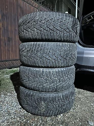stud 100: Шины 215 / 50 / R 17, Зимняя шипованная, Б/у, Комплект, Легковые, Корея, Hankook — 4