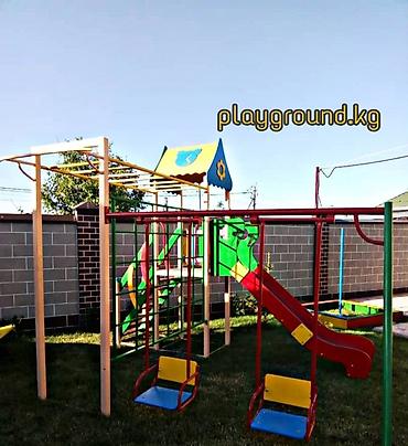 Игровые комплексы: Детские площадки Горки, качели, песочницы, карусели, домики воркаут — 2