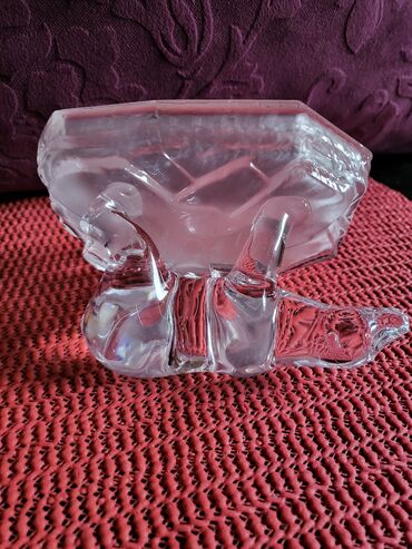 Ostali kućni dekor: Figura kristal,led kristal d'Argues Francuska,rucni rad iz 70,80ih — 15