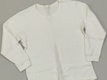 biały sweterek do chrztu: Sweatshirt, 10 years, 134-140 cm, condition - Good