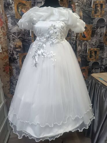 Платья: Детское платье, цвет - Белый — 10