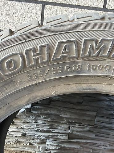 такта гая: Шина Yokohama 235/55 R18 100Q - Тип: радиальная, бескамерная (Radial — 1