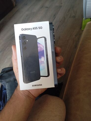Samsung: Samsung Galaxy A55, 256 GB, rəng - Qara, İki sim kartlı
