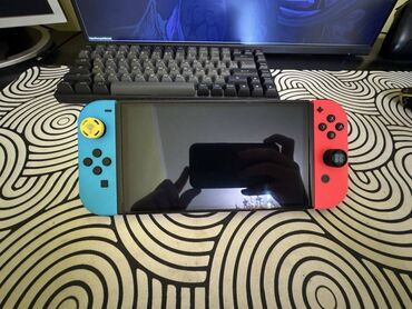 ekran wekileri: Nintendo switch oled. Ela veziyyetdedir, problemi yoxdu. Sekilde baxa