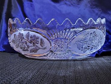 Ostali antikviteti: Kristalna cinija Zajecar iz 70ih.godina. Cinija kristal Zajecar,pun — 1