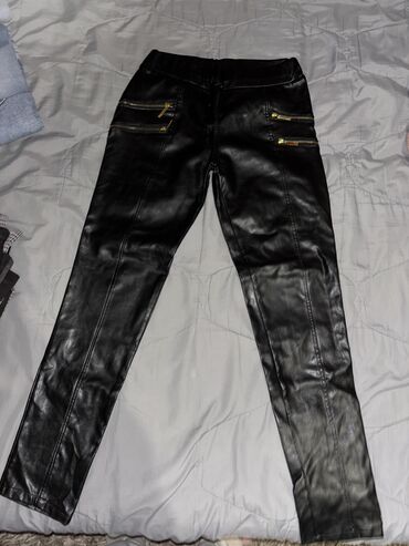 crne pantalone s: M (EU 38), Visok struk