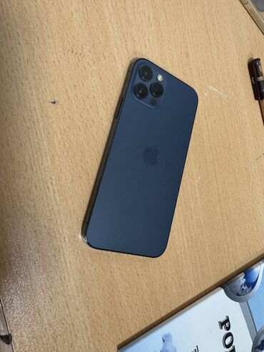 чехол iphone 5: IPhone 12 Pro, 256 ГБ, Pacific Blue, Беспроводная зарядка, Face ID