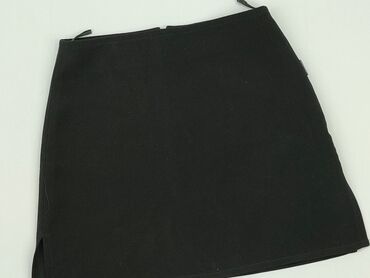 czarne spódnice skóra: Spódnica, S, stan - Bardzo dobry