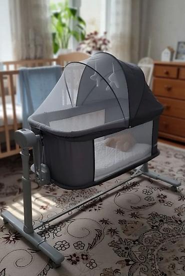 кой союшка: Детская прикроватная колыбель Coolbaby, серый цвет. - Формат 2-в-1 — 1