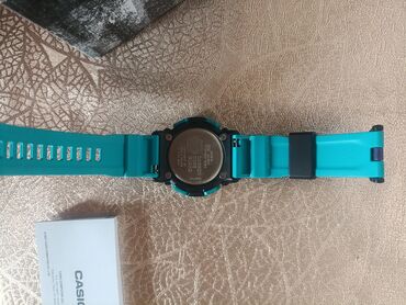 qarin piylerini eritmek üçün idman: Qol saatı, Casio, rəng - Göy