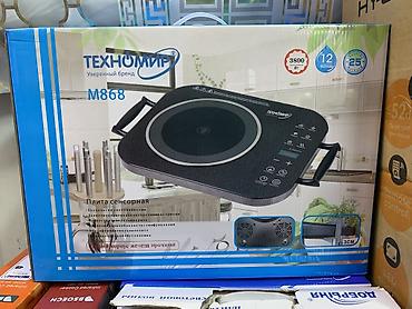 Индукционная сенсорная плита ТЕХНОМИР M868 - Мощность: до 3800 Вт -