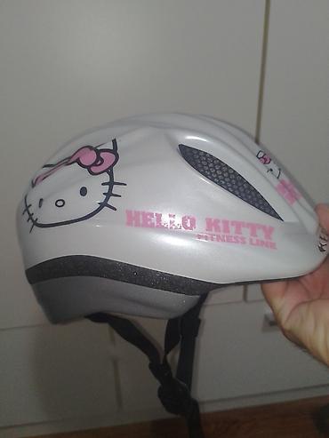 Oprema za bicikliste: Dečija biciklistička kaciga KED – Hello Kitty Fitness Line vel M Obim — 1