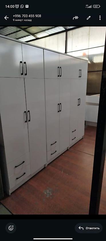 Тумбы для вещей и одежды: Тумба для вещей и одежды, Без зеркала, ЛДСП, цвет - Белый — 14