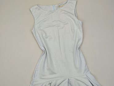 sukienka biała dopasowana: Sukienka, Rozkloszowana, 2XS (EU 32), stan - Bardzo dobry, Monnari