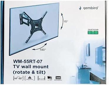 trafo 300w: Gembird WM-55RT-07 zidni nosač za TV (rotacija i nagib) - Za — 4