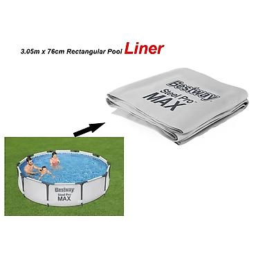 ucuz lazer: Bestway 56406-P05298 hovuz çəni | 305 x 76 sm liner hovuz örtüyü — 1