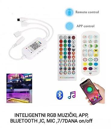 slikar tapi slike: Led trake 5-24V 220V 30-240ld/m 4-30W/m 1boja RGB WIFI APP. Kontakt — 9