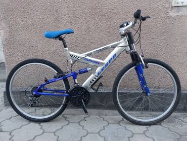 велосипед 26 размер: Корейский привозной велосипед Рама алюминиевая Состояние как на фото