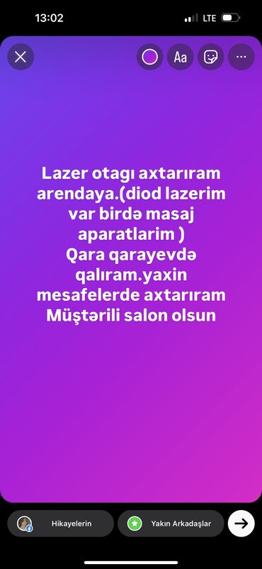 Digər gözəllik və sağlamlıq xidmətləri: Metro etrafi salonlar olsun