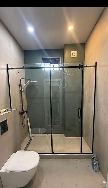 Душевые перегородки и ограждения: Ассаламу алекум тугандар Айнек тосмолорду жасайбыз кузгу подсветка — 20