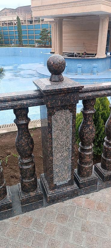 Фасадные работы: Таш койобузсары ташкафел, гранит, баардык түрүн любой сложност — 28