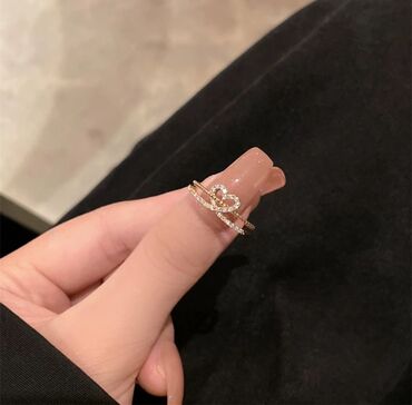 серебряное кольцо: Любовное кольцо для женщин 2024 года! Выразите свою модную
