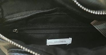 mango canta: TERRANOVA- Qara bel/çiyin çantası (belt bag, crossbody) - Material — 6