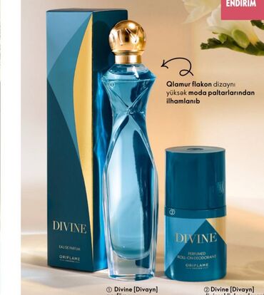 pencekler qadin ucun: Oriflame "Divine " parfum dest